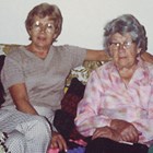 Ellen Aho McGettigan, right, and daughter Helen Aho Manthey, ca. 1984.