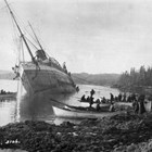Esther and three-month old Margery were onboard the SS Mariposa en route to Alaska when it struck a rock ledge on upper Fitzhugh Sound, British Columbia, on October 8, 1915. 