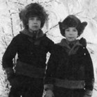 Brothers John and Edward Gruble, ca. 1924.
