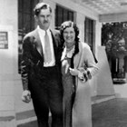 Jack and Lorene Harrison on their wedding day, Estes Park, Colorado, 1930.