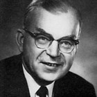 Official photograph of Elmer E. Rasmuson used in advertising for his 1968 U.S. Senate campaign.