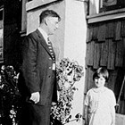 Logan Stipp with daughter Wanda, 1926.