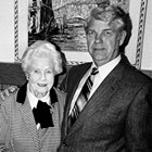 Violet "Mae" Wennerstrom at age 83, with son Justin.