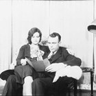Thomas "Tom" and Rena Culhane an informal pose early in their marriage, ca. 1933-1939, Anchorage.