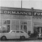 Eckmann’s Furniture storefront, ca. 1945.
