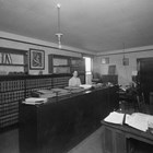Thomas Price’s law office, ca. 1940.  Hazel Seaburg was his clerical employee. 