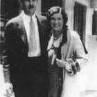 Jack and Lorene Harrison at the time of their wedding, 1930.  