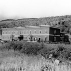 The Curry Hotel, 1938.  Located at Milepost 249, the Curry Hotel was the overnight stop for Alaska Railroad passengers traveling between Seward and Fairbanks. Esther Balhiser worked here from 1936 until 1951.