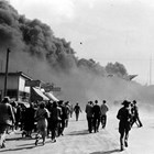 The Anchorage fire of 1942 which destroyed several businesses along 4th Avenue, including the D & D Cafe.