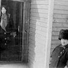 Catherine and Anna Ashton in Anchorage, 1916.