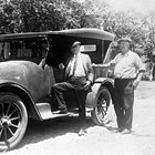 Henry Franklin Bowman (right), father of Fred Bowman, ca. 1925.
