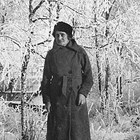 Anna Othila Johnson Bystedt (1882-1937), in a photograph taken in 1936.