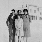 Jenny Carlson and children, ca. 1924.