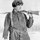 Peter Cavanaugh during construction of the Alaska Railroad, 1920.