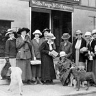 Martha Courtnay, fourth from left, ca. 1918.