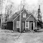 The Cunninghams' first home, Alaskan Engineering Commission quarters on Government Hill, Anchorage, 1916.