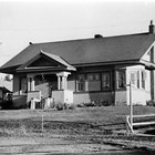 Completed home on Anchorage's 2nd Avenue, purchased by the Cunningham family, 1928.