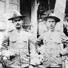 Sgt. Leopold David (left) of the U.S. Army Medical Corps during the Philippine Insurrection (1899-1902).