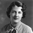 Doris DeHon Dool, Anchorage High School graduation photograph, 1936.