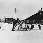 The Erickson home at 7th Avenue and L Street, Anchorage, AK., 1928.