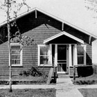 The Gelles' first home, 602 L Street, Anchorage, 1936.