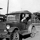 Emard's Cannery bus, ca. 1927.