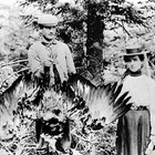Irving and Della Kimball in Kodiak, 1902.