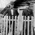 John and Edyth Longacre at Cleary Creek, Alaska, ca. 1906.
