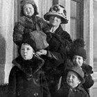 Top to bottom: Lucy McDannel, Mary McDannel, twins Mary and Helen McDannel, and John Casey ("J.Casey") McDannel, 1924.