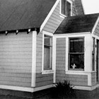 The Seaburg family home, remodeled, at 4th Avenue and Eagle Street, Anchorage, 1949.