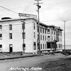 The Anchorage Hotel, owned by Frank’s parents, Frank Ivan Reed and Pauline Reed, was one of the largest and best known hotels in Anchorage.