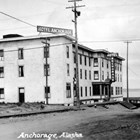 The Anchorage Hotel, owned by Frank’s parents, Frank Ivan Reed and Pauline Reed, was one of the largest and best known hotels in Anchorage. 