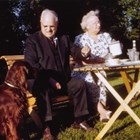Lucy and Warren Cuddy, shortly before his death.