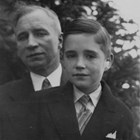James Delaney with his son, James J. Delaney, Jr., who remained in Anchorage as an adult.