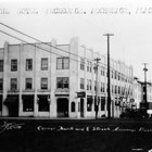 Business was good enough toward the end of the 1930s that Z. J. Loussac opened a second drug store in the newly built Anchorage Hotel Annex, which according to the Anchorage Daily Times cost him $60,000 in furniture and stock.  The sign for his business can be seen at the building’s front corner.