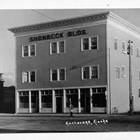 The Shonbeck building (4th and H Street), built on the site of the Socialist Labor Union’s Labor Temple, which burned in 1920, opened in 1922 with some thirty rooms or small apartments, as well as space for businesses on the ground floor.  It was celebrated as a major addition to the town and its development.