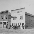 Martha “Mother” White bought a lot in the new townsite of Anchorage in 1915 and built a wooden frame hotel, the White House. Later she purchased the adjacent wooden building as an annex to the hotel.