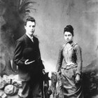 William Gillies Marsh Sr. and Mariola Elvira High at about the time of their marriage on March 26, 1887 in Grayling, Michigan.