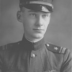 Russel Hyde Merrill in his uniform as a U.S. Navy officer and aviator, ca. 1918.